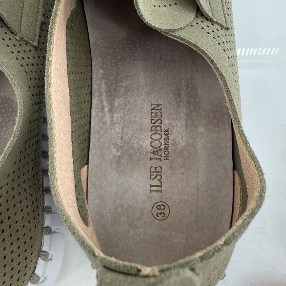 Ilse Jacobsen Womens Tulip Platform Slip On Shoe Size 38 8 Olive Green Loafer - Picture 13 of 14